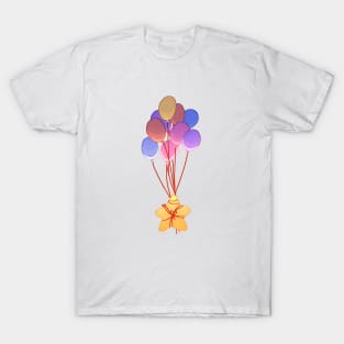 balloons holding up star T-Shirt